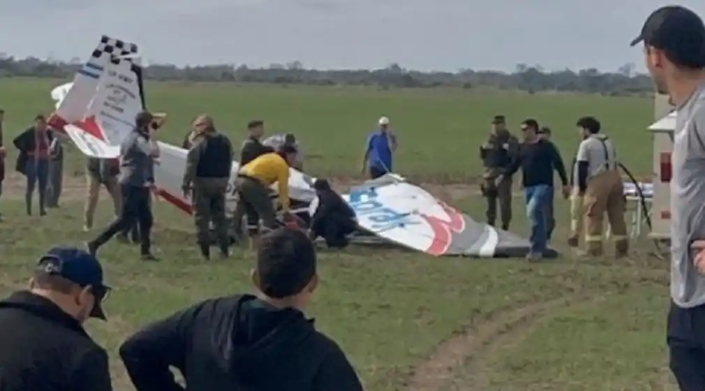 Dos muertos al estrellarse una avioneta mientras Capitanich inauguraba una feria agraria