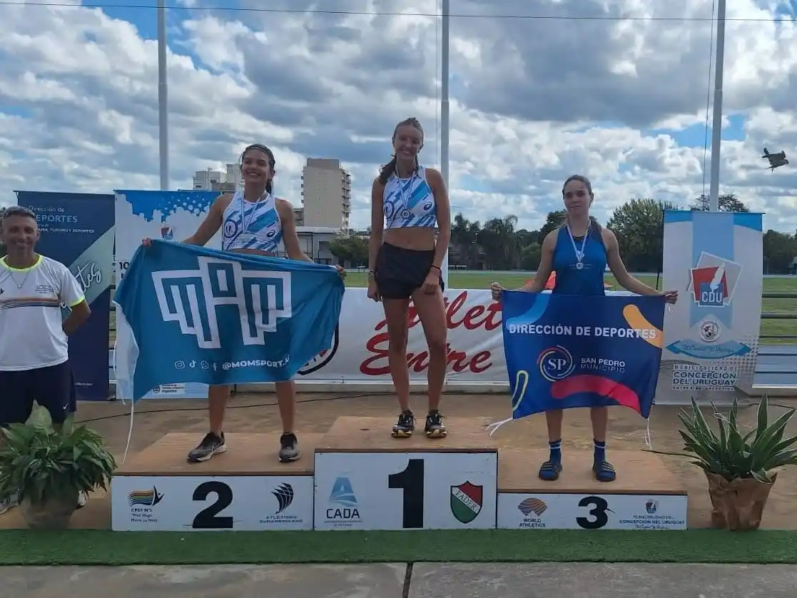Candela Basaldúa obtuvo dos medallas en su participación en el Nacional de atletismo.