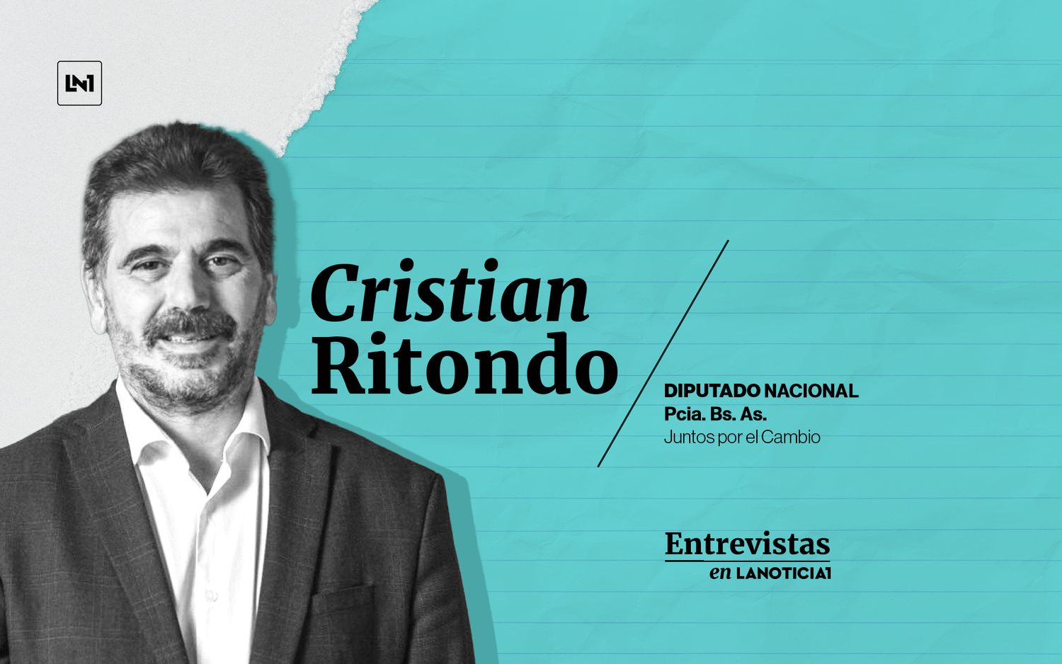 Cristian Ritondo conversó con LaNoticia1.com.