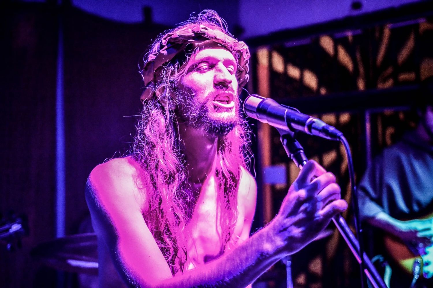 Ezequiel Rosada, cantante de La Vieja Putrefacta.