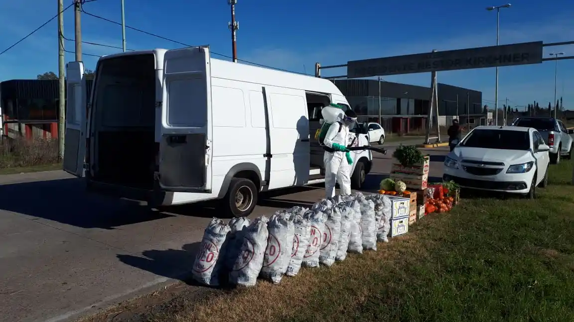 Chivilcoy contra el COVID-19: El funcionamiento de la playa de descarga de frutas y verduras fue “exitoso”