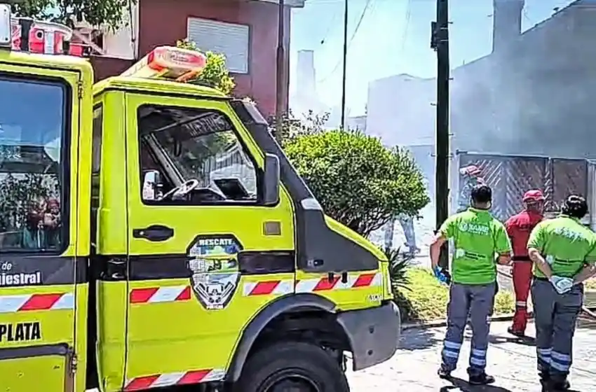 Lo arrebató: hacía un asado y prendió fuego la casa