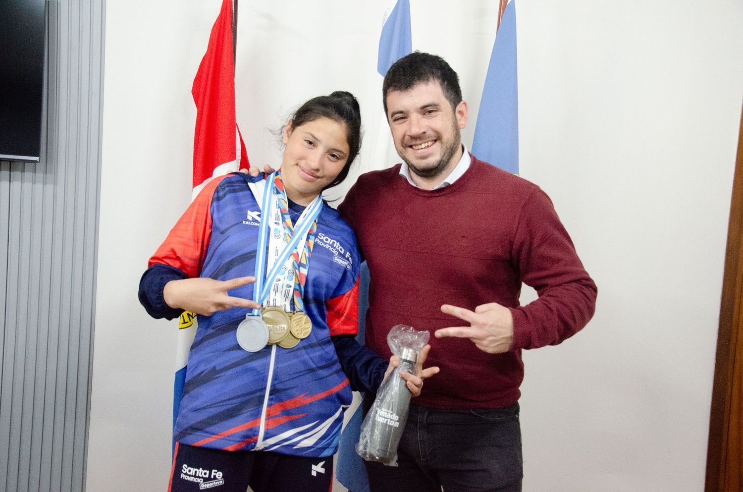 La venadense con más medallas.