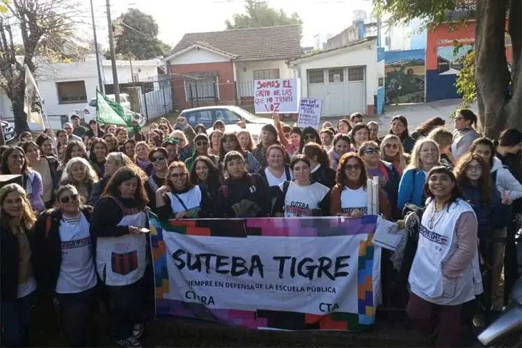 Comienza el paro docente de 48 horas convocado por sectores disidentes de SUTEBA en la Provincia: qué municipios afecta