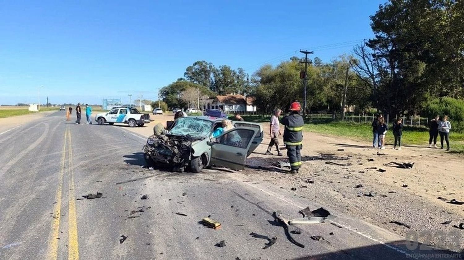 En dos choques en la ruta 88 perdieron la vida cuatro personas