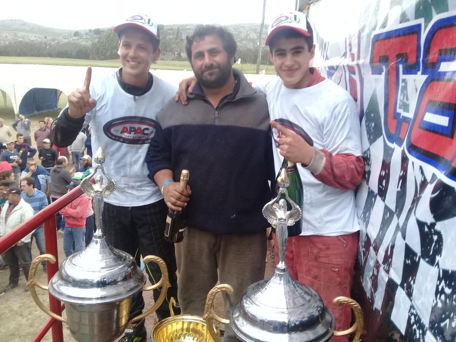 Eracarret,  Walter y Pedrero, campeones en las sierras