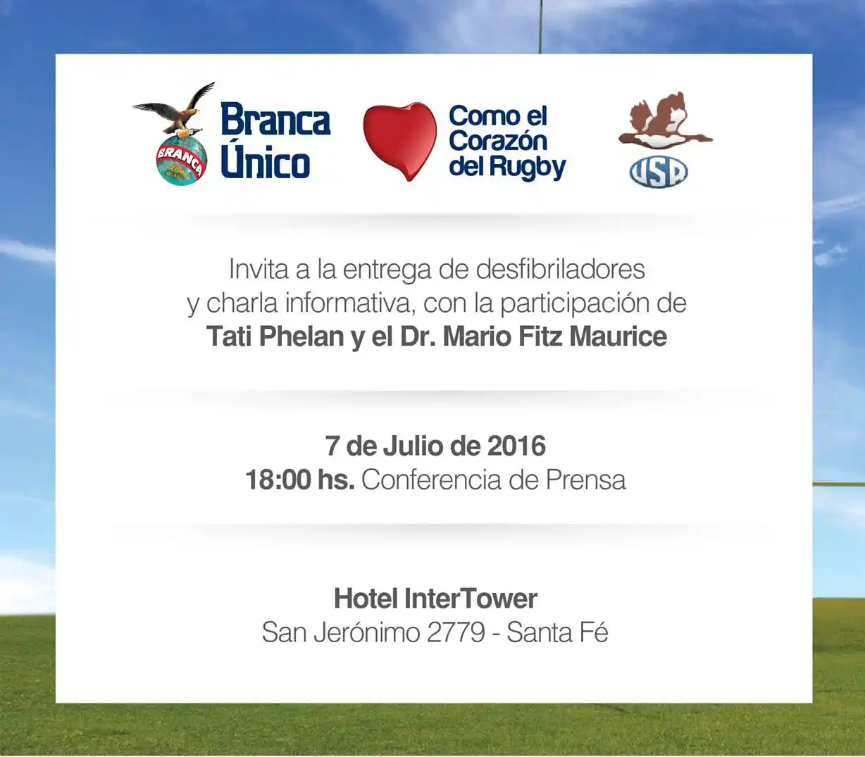 Fernet Branca entrega desfibriladores