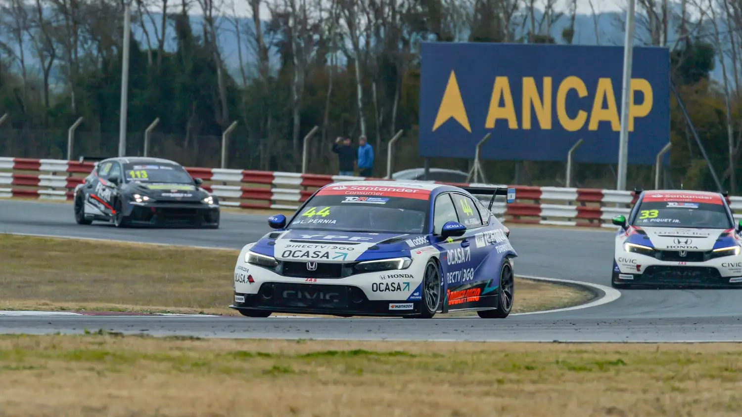 Pernía, en una de las carreras de la temporada.