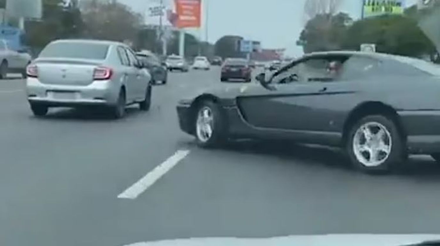 Quién es el dueño de la Ferrari que fue filmada dando trompos cerca del Monumental
