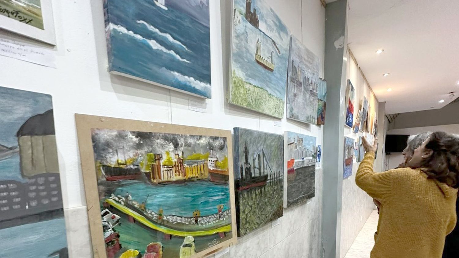 Se inaugura una nueva galería de arte en el Club Palermo Puerto