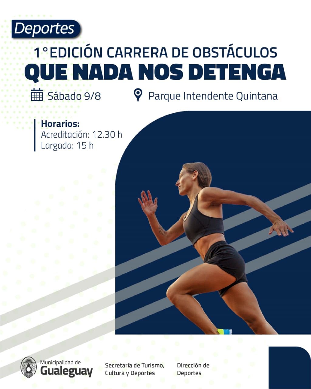 Gualeguay se prepara para la 1ª Carrera de Obstáculos “Que Nada Nos Detenga”