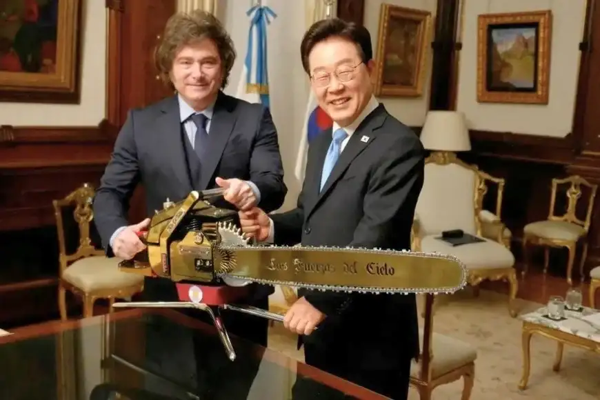 Milei y Lee Jae-Myung