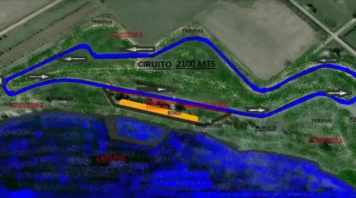 Intendente Gelené anunció que reactivarán el autódromo de Las Flores