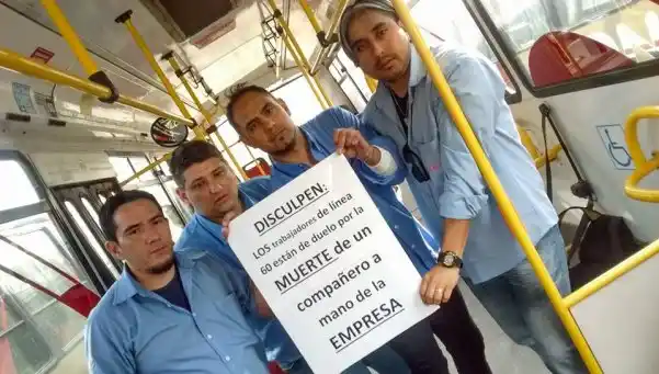 Paro en la línea 60: La medida de fuerza seguirá al menos hasta el lunes