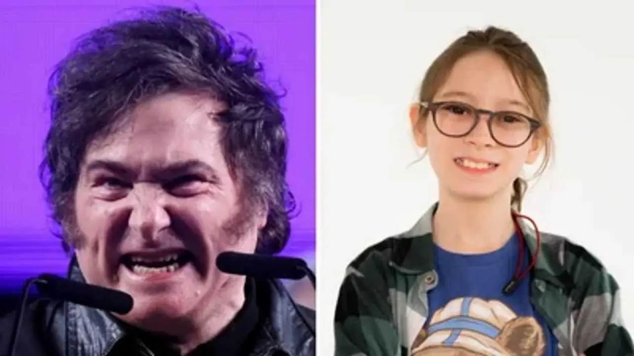 Milei - Ian Moche, de 12 años.
