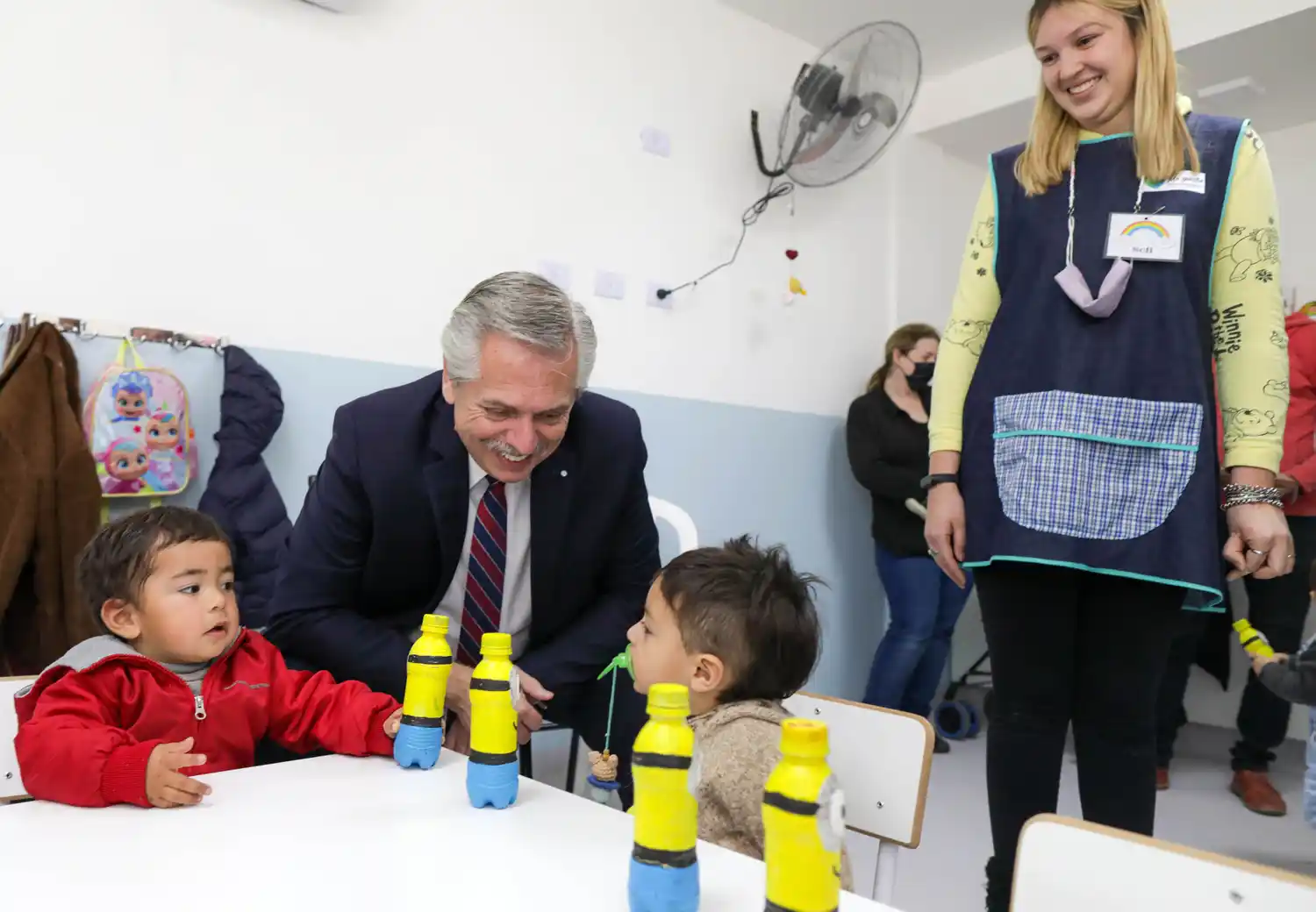 Fernández afirmó que las familias son la “prioridad”, durante una inauguración