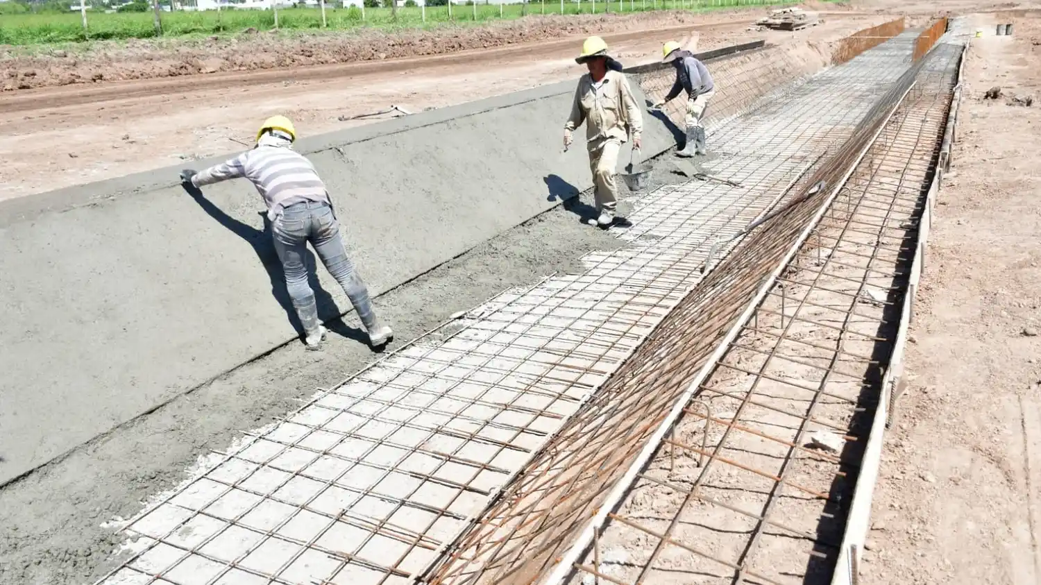 La obra en plena ejecución en San Francisco