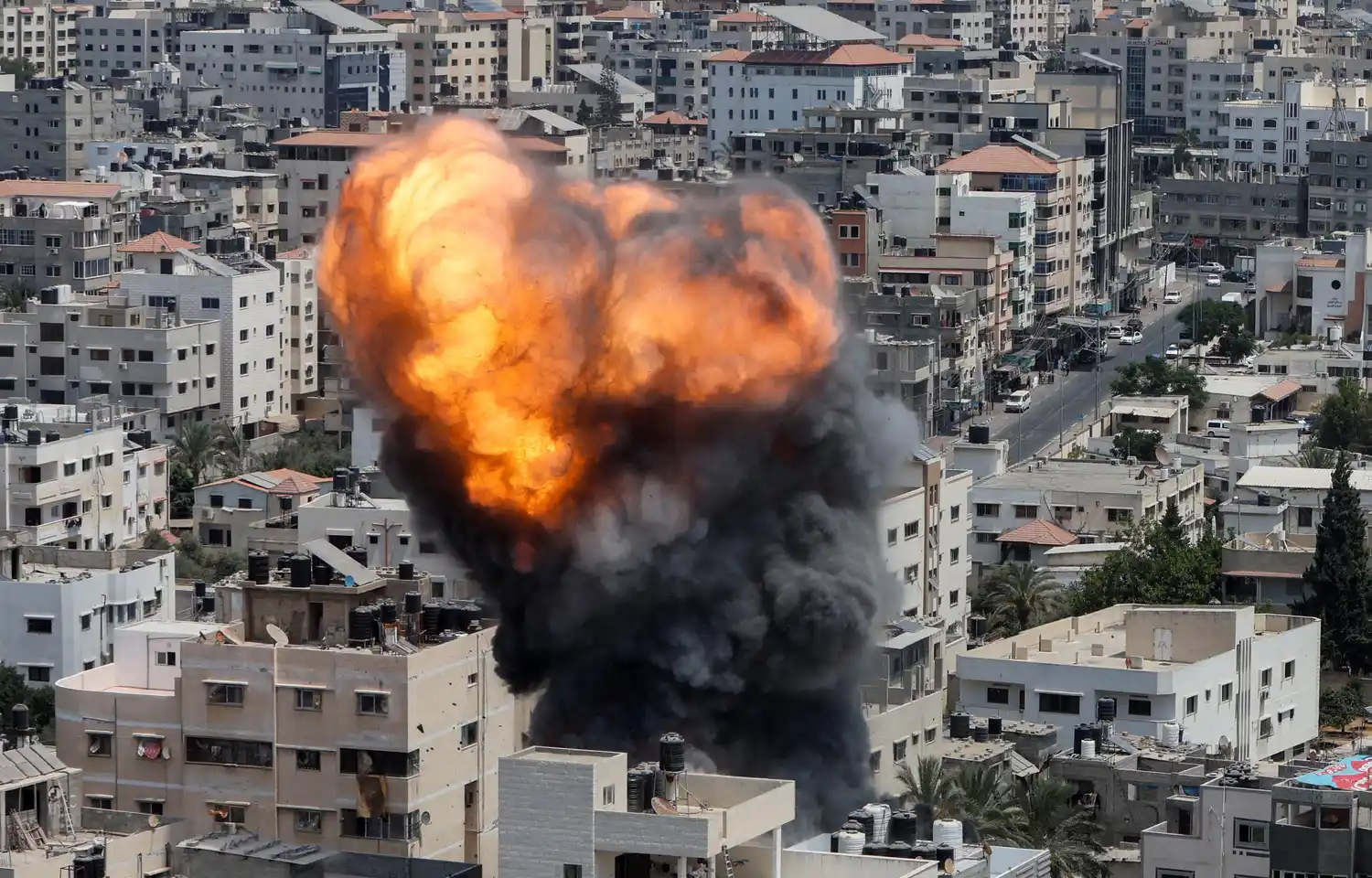 Nuevos ataques se registraron ayer en Gaza.