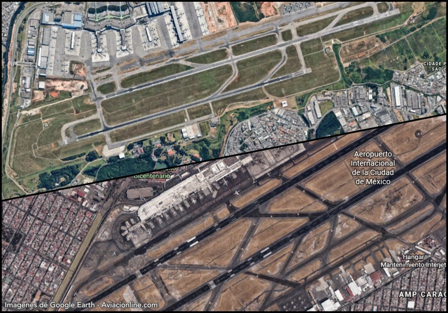 Por tercer año consecutivo, el AICM supera a Guarulhos como el aeropuerto con más pasajeros de Latinoamérica