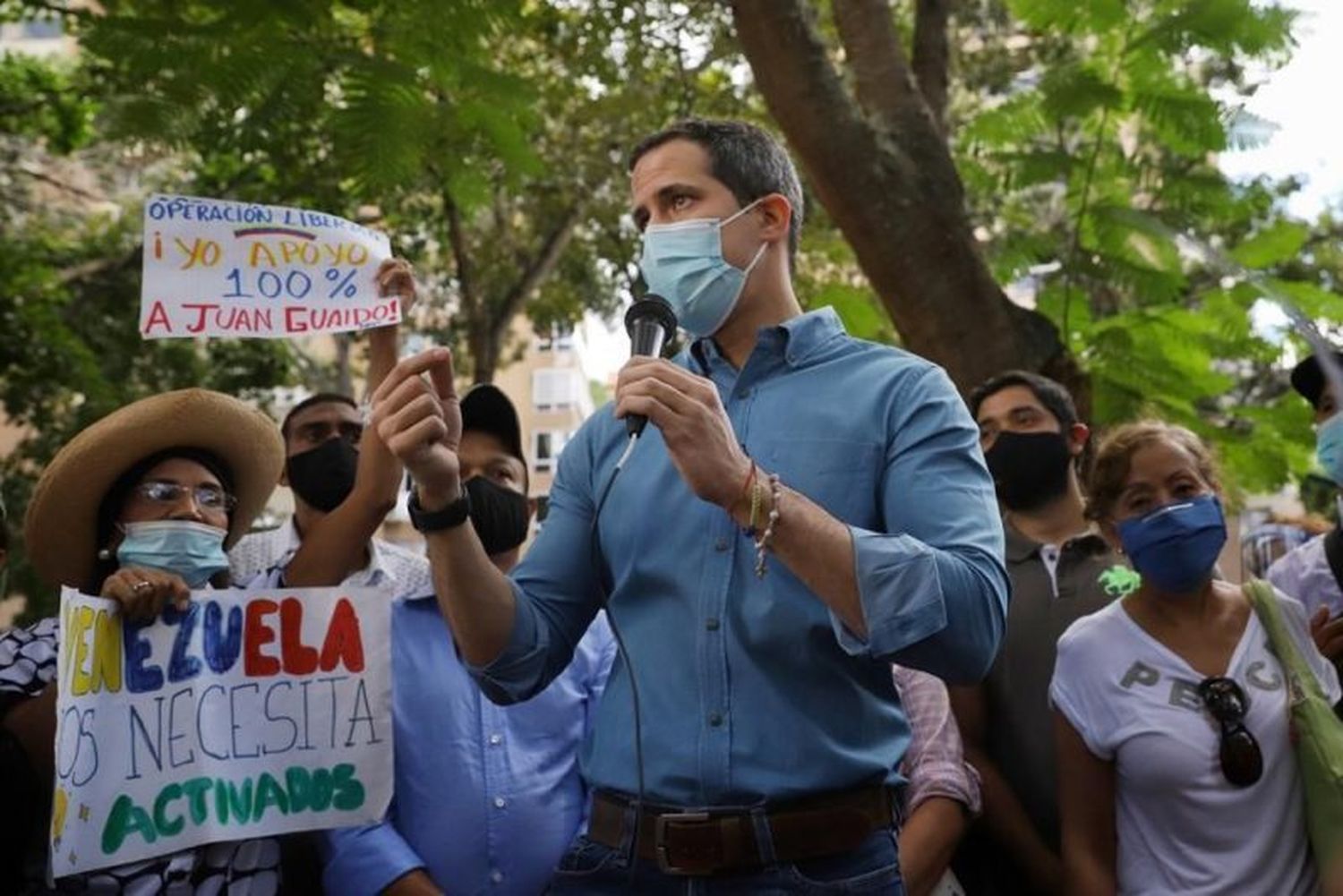 Guaidó recorrió el municipio Sucre: «Debemos recuperar Venezuela»
