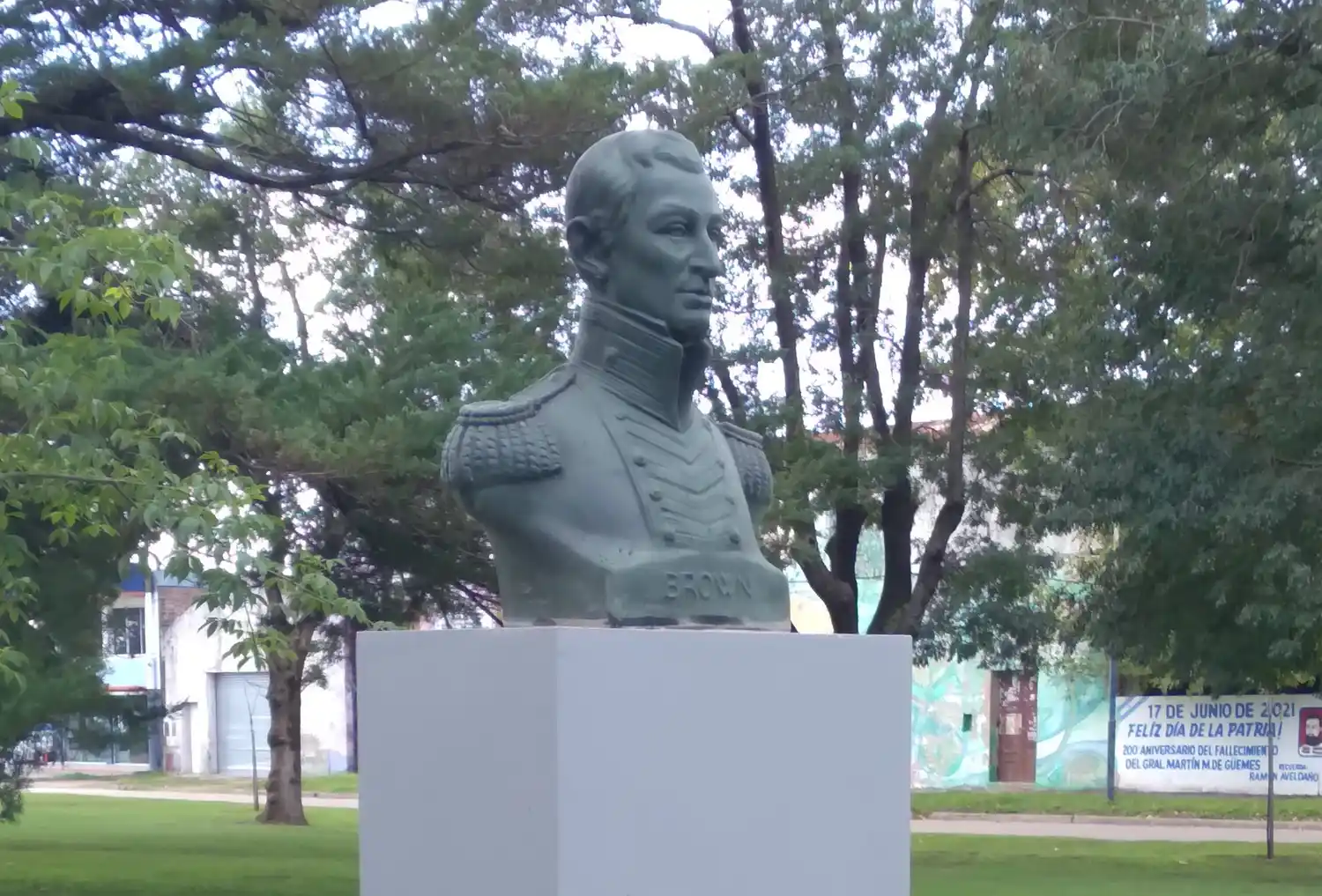 Chascomús rinde homenaje al Almirante Brown con nueva placa conmemorativa