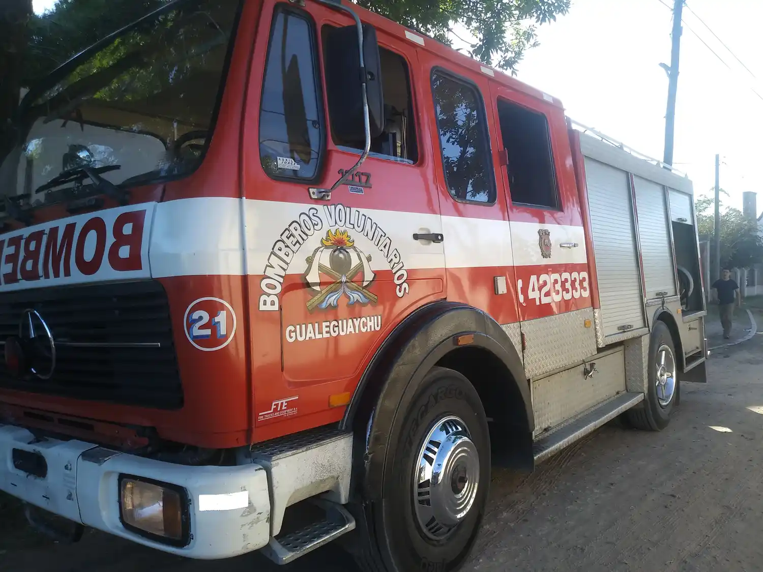 Se incendió una vivienda esta madrugada