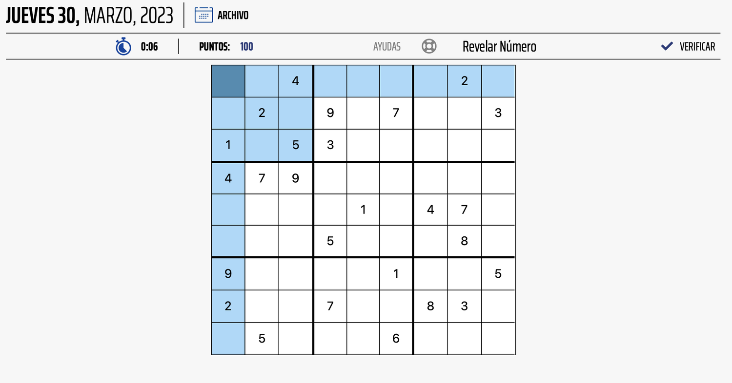 Sudoku El Eco