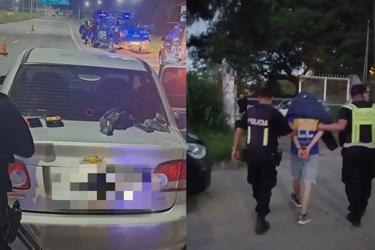 Transportaban cocaína en su auto y los agarraron en un control sobre la Ruta Nacional N.°11