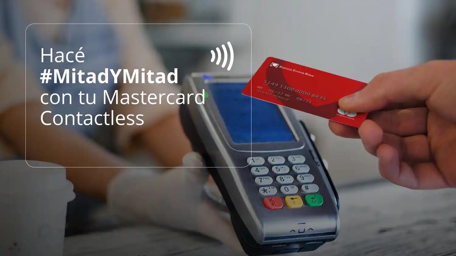 El Banco Entre Ríos ofrece 50% de descuento en supermercados con la tarjeta Mastercard Contactless