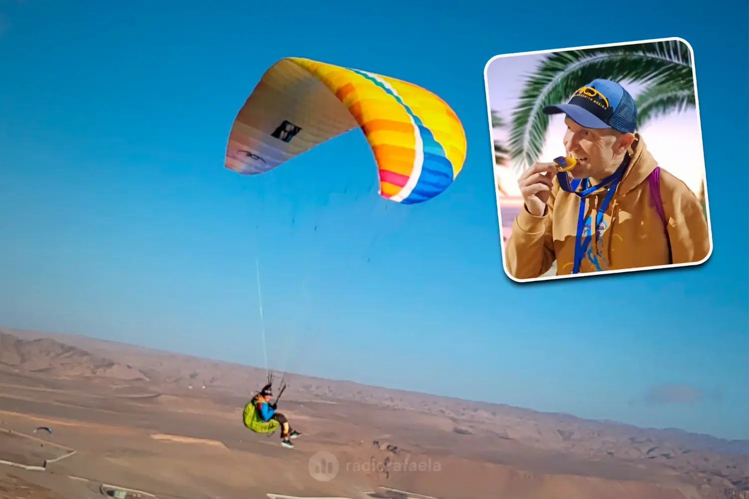 Un santafesino logró el Récord Panamericano con su parapente: "La emoción fue enorme porque todo se definió ahí"