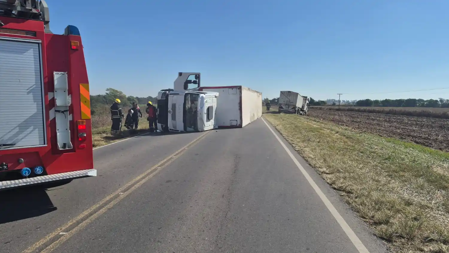 El accidente ocurrió en jurisdicción de Las Varillas.