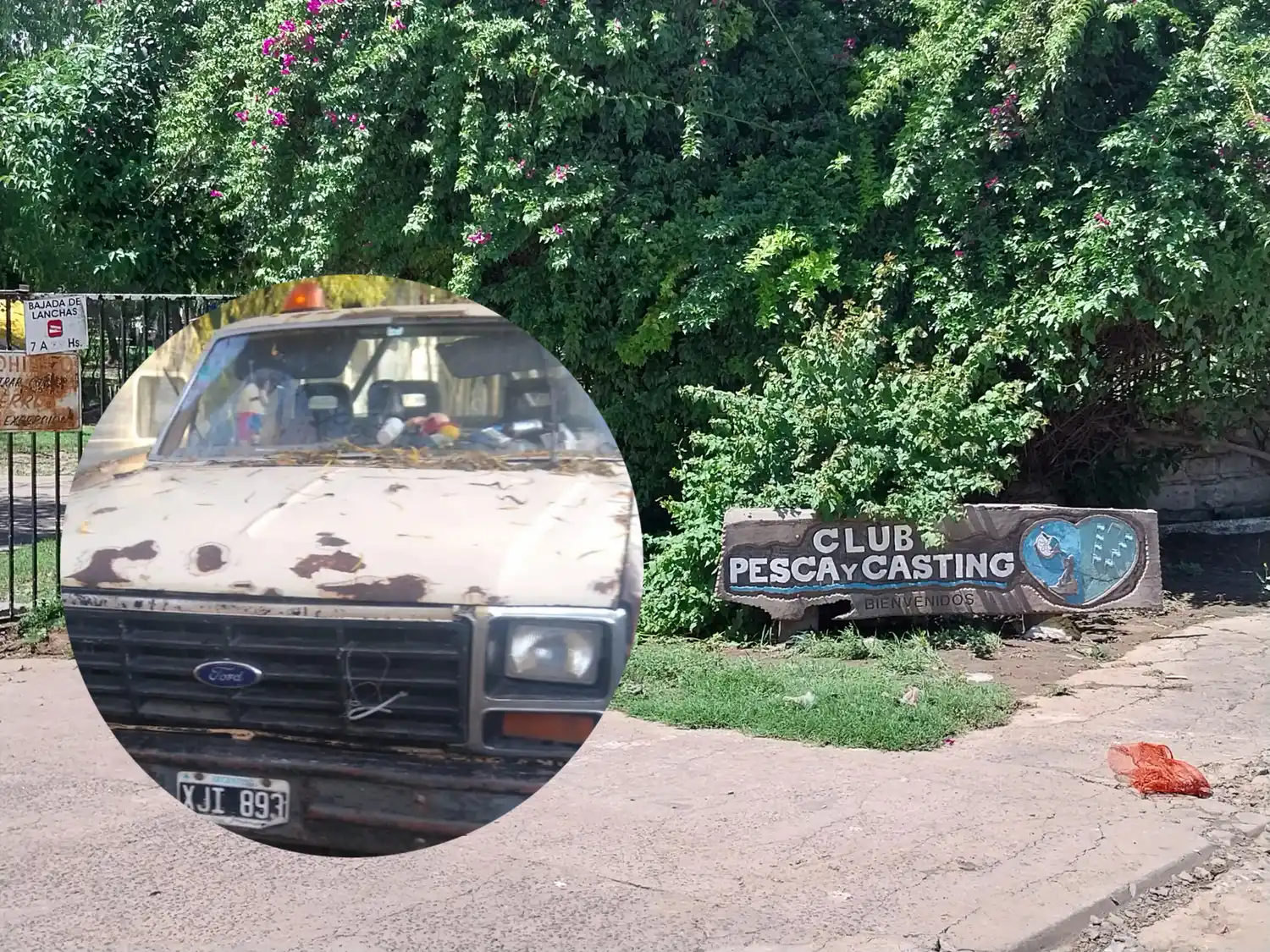 De Vinci fue hallado muerto dentro del predio, en una Ford F-100.