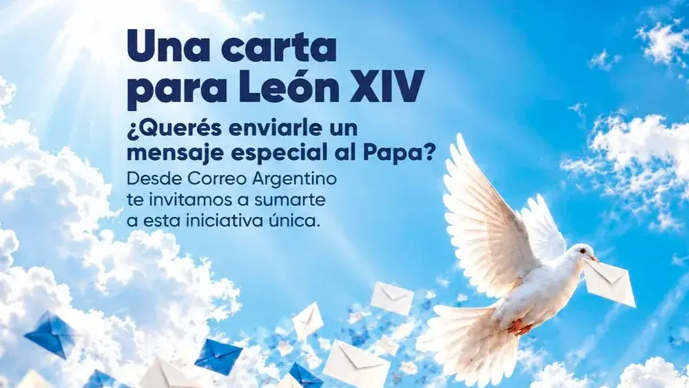 Correo Argentino permite enviar cartas gratuitas al Papa por su visita al país