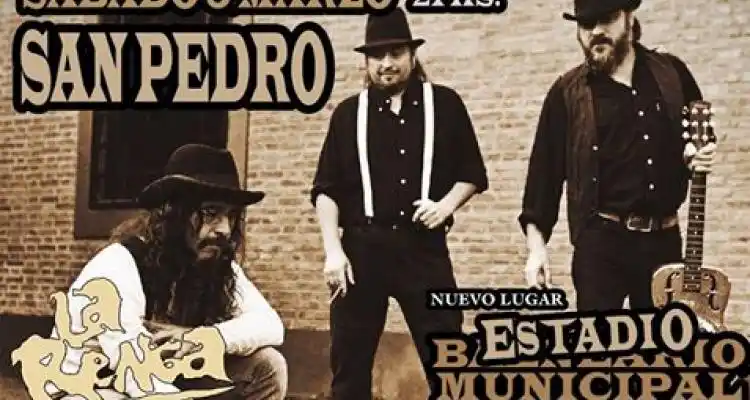 La Renga confirmó que el 5 de marzo toca en el Estadio municipal de San Pedro