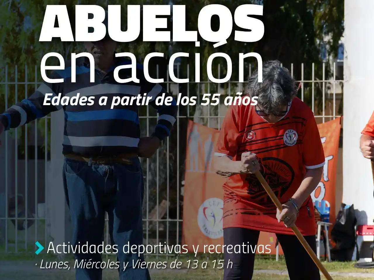 “Abuelos en Acción 2026”: deporte, recreación y encuentro para mayores de 55 años