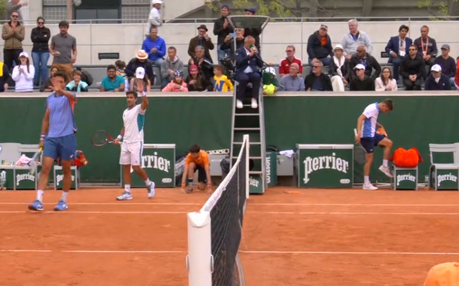 “Machi” González y Melo arrancaron con una victoria en Roland Garros