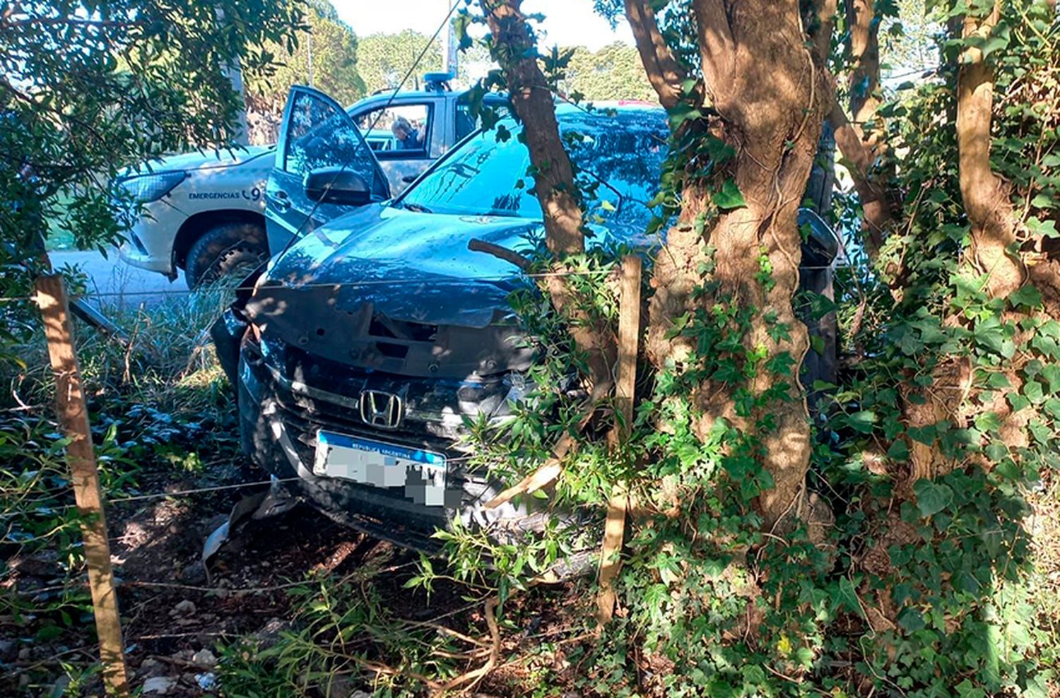 Robó una camioneta y la chocó tras una persecución: poseía numerosos procesos penales