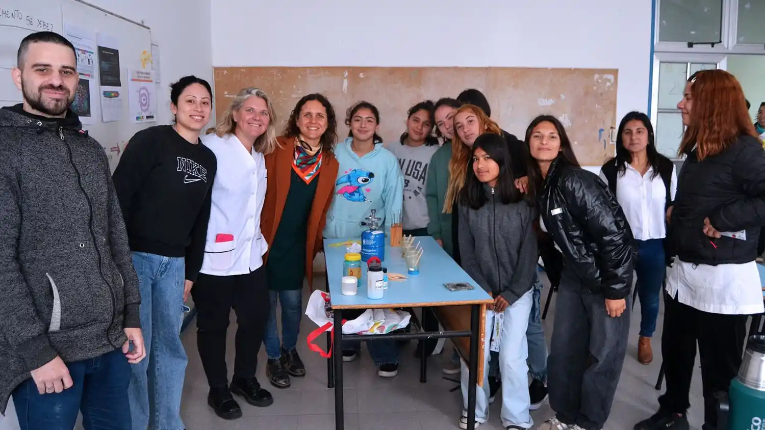 Estudiantes de los últimos años del secundario participaron de los talleres.