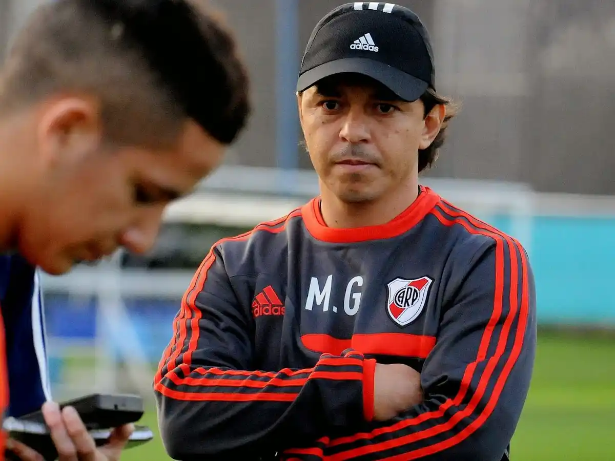 Driussi: “River tiene  al mejor entrenador  del fútbol argentino"