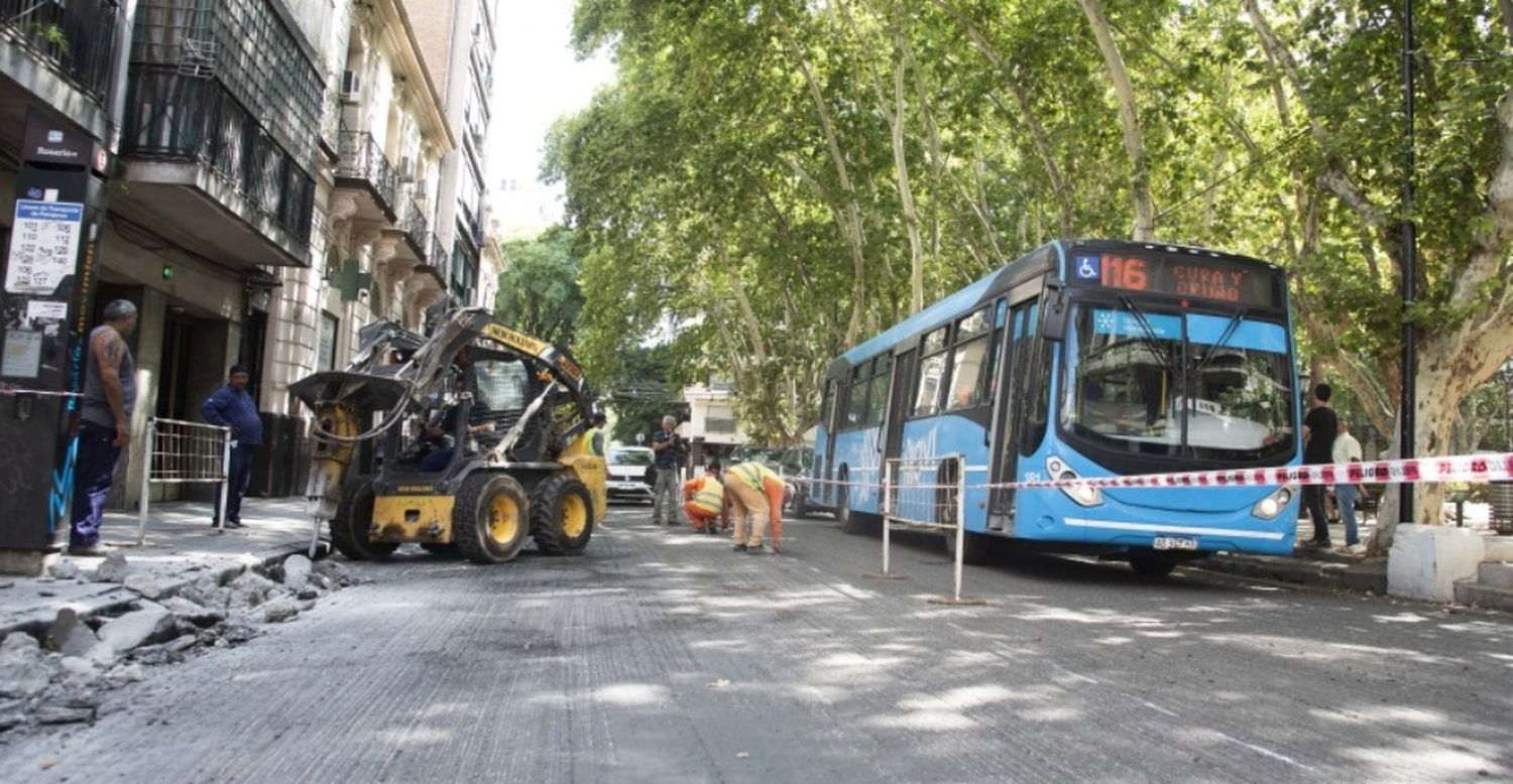 Cortes por obras en el centro de Rosario: cuáles serán las calles afectadas este sábado