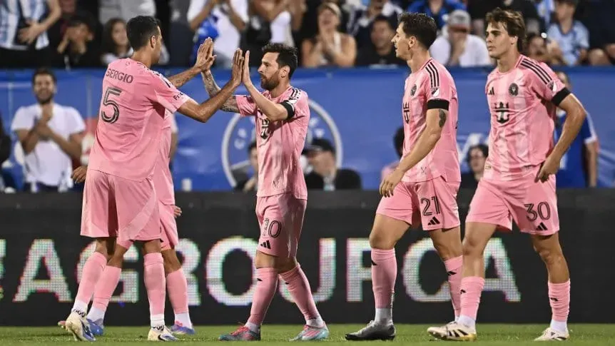 Messi vuelve tras la sanción a las 20:30 ante Atlas por la Leagues Cup.Foto:  Minas Panagiotakis/Getty Images