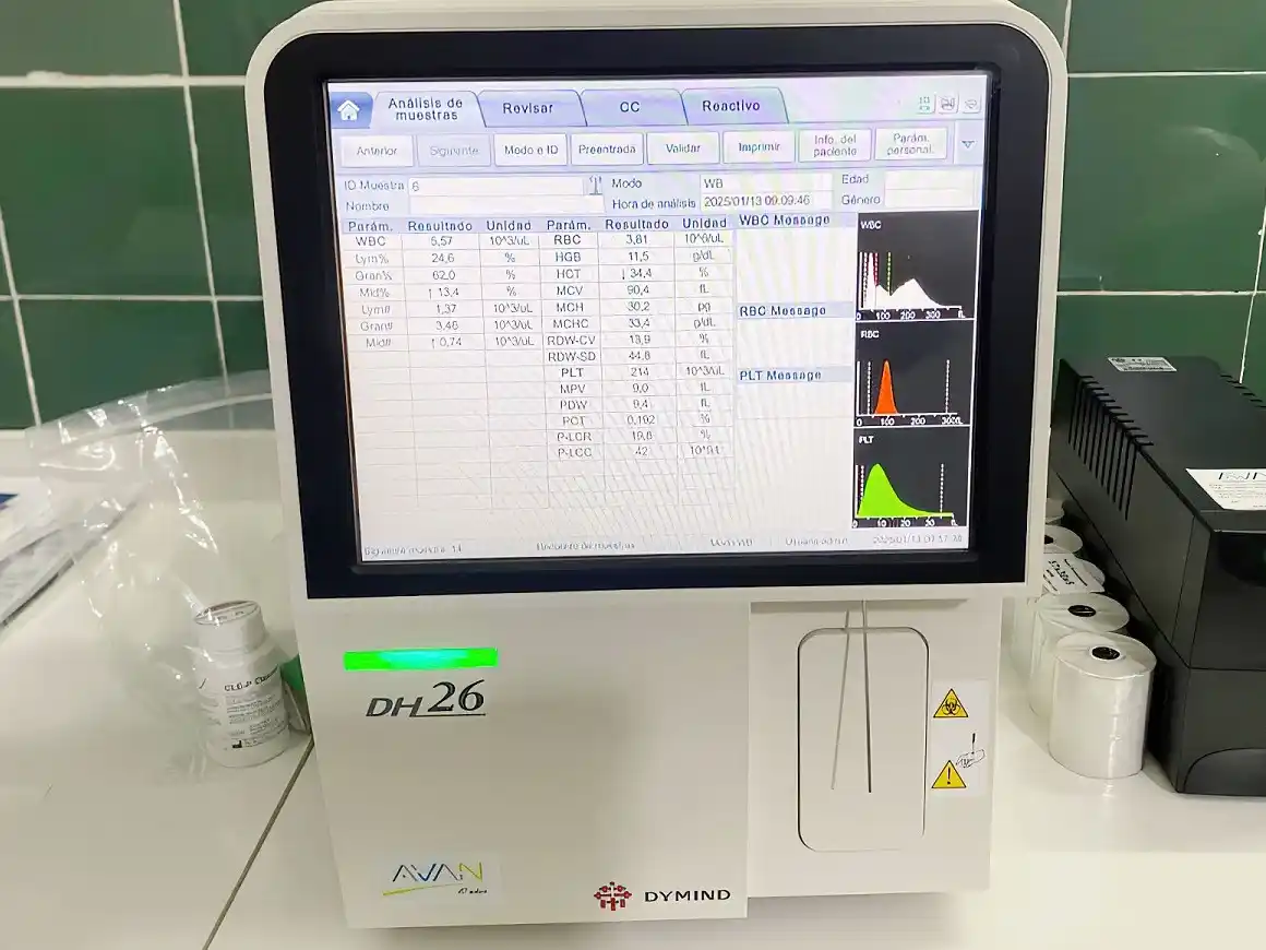 El servicio de Laboratorio del hospital de Alcaraz sumó equipamiento