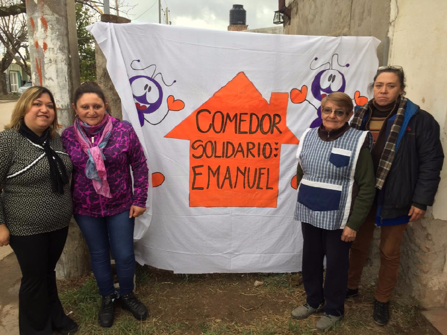 Por la crisis, abren un nuevo comedor solidario en La Milka