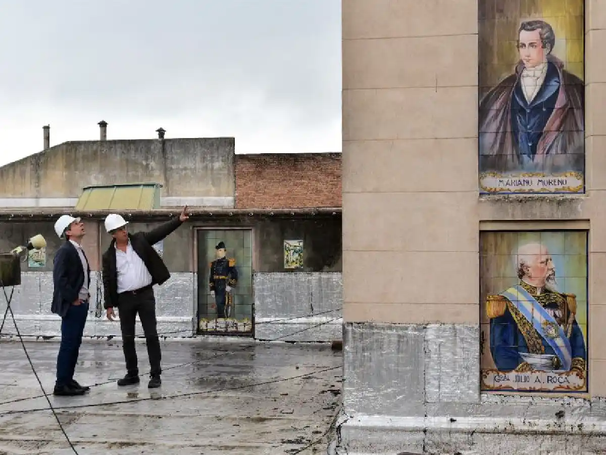 Comenzó la segunda etapa de la restauración del Palacio Tampieri