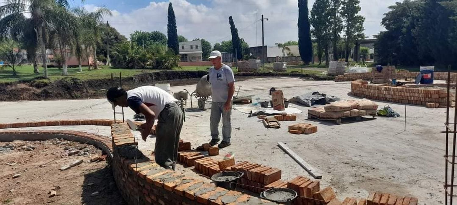 Avanza la pileta inclusiva del Polideportivo de Galarza