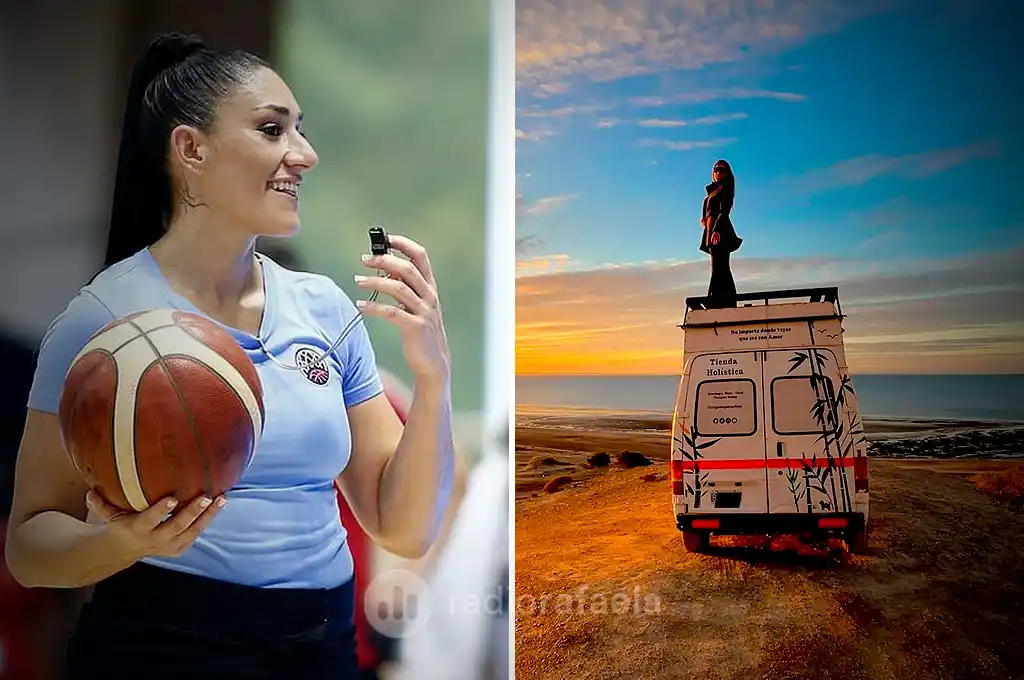 Dejó su carrera como árbitra para recorrer el mundo en su casa rodante: “Es un renacer permanente”