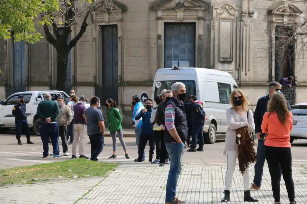Los comerciantes le agradecieron al Juez Viri por mediar en el conflicto con la Policía