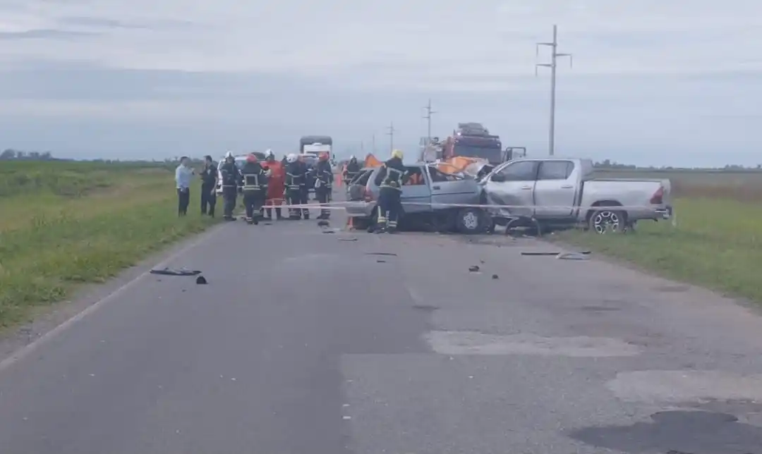 Las Varillas: murió un conductor de 62 años tras un choque frontal