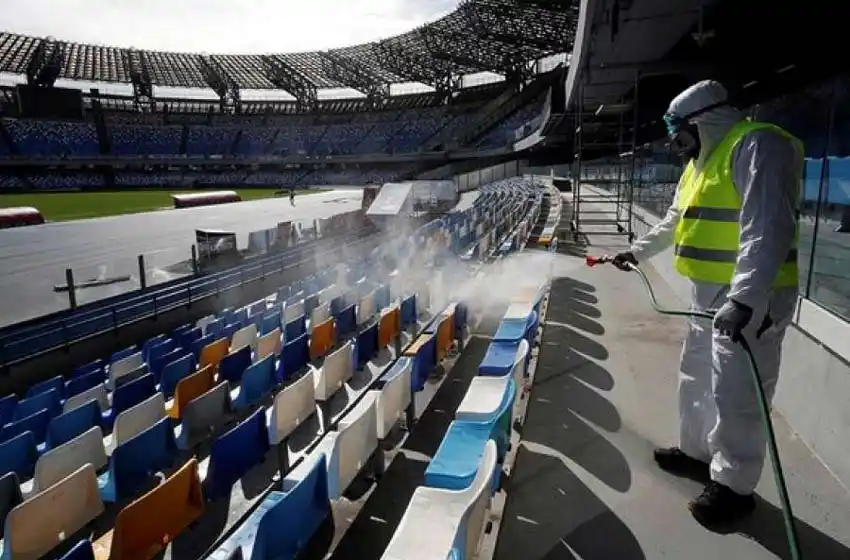 La serie A italiana, sin público hasta abril
