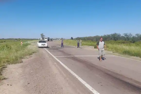 Corte y problemas en la RP Nº2 por un peligro latente: qué fue lo que sucedió